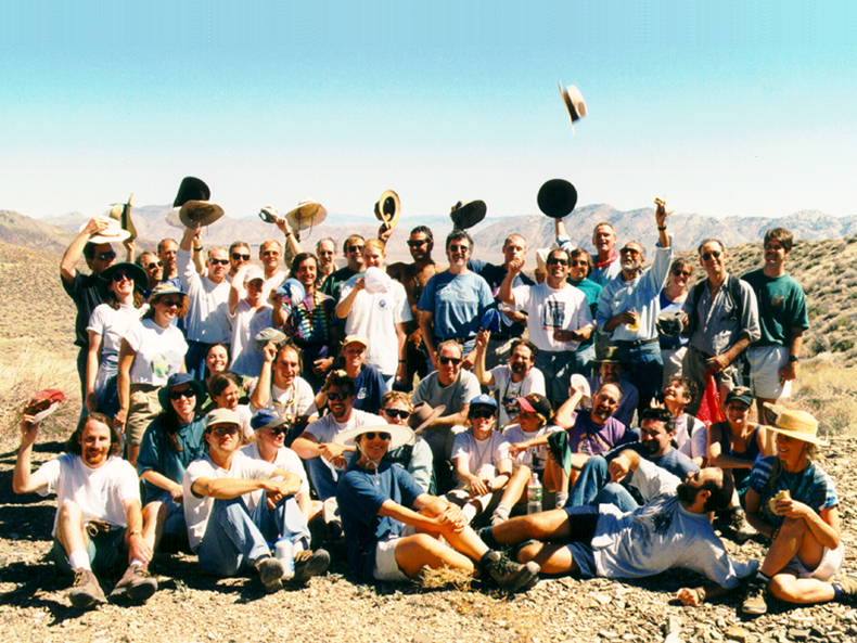 Our first ever Faculty/Staff/Alumni/Student field trip (1997).