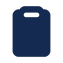 A blue clipboard icon