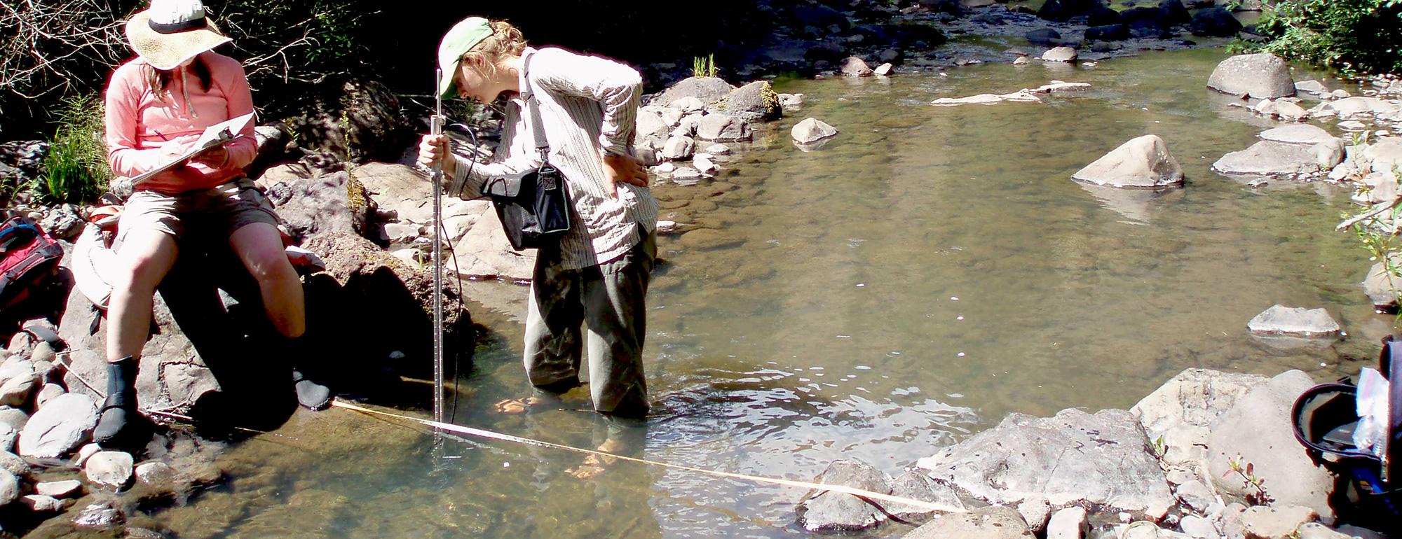 Hydrology students.
