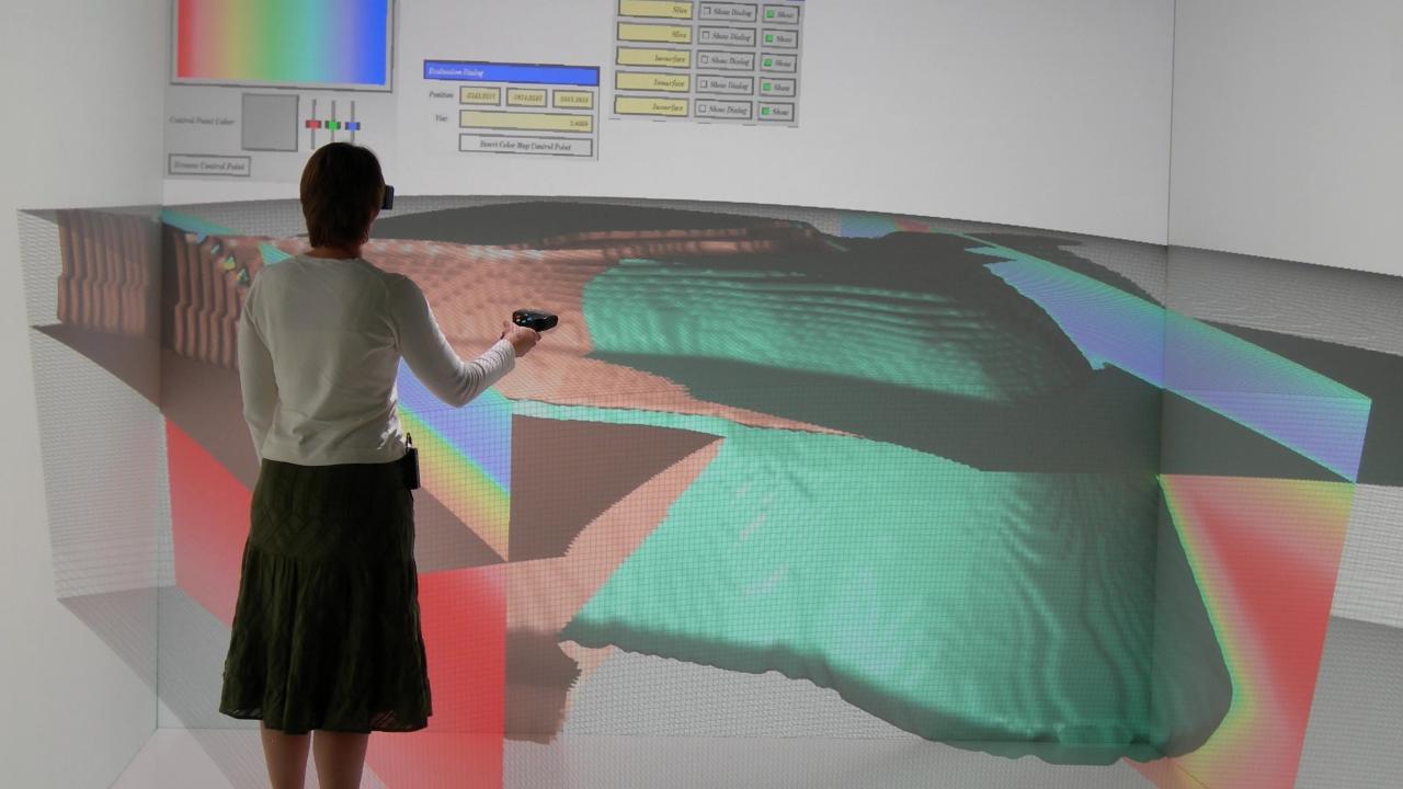 Magali Billen in virtual environment