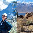 Ph.D. student Qianyi Lu (left) and M.S. student Yvonne Leon (right)